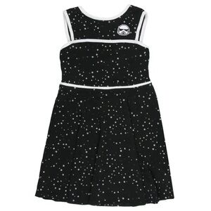 Youth Girls Disney Star Wars Black Tsum Stormtrooper Skater Dress 10/12 Star